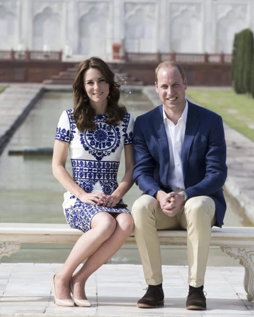 Kate Middleton y el príncipe William. Foto: Instagram.