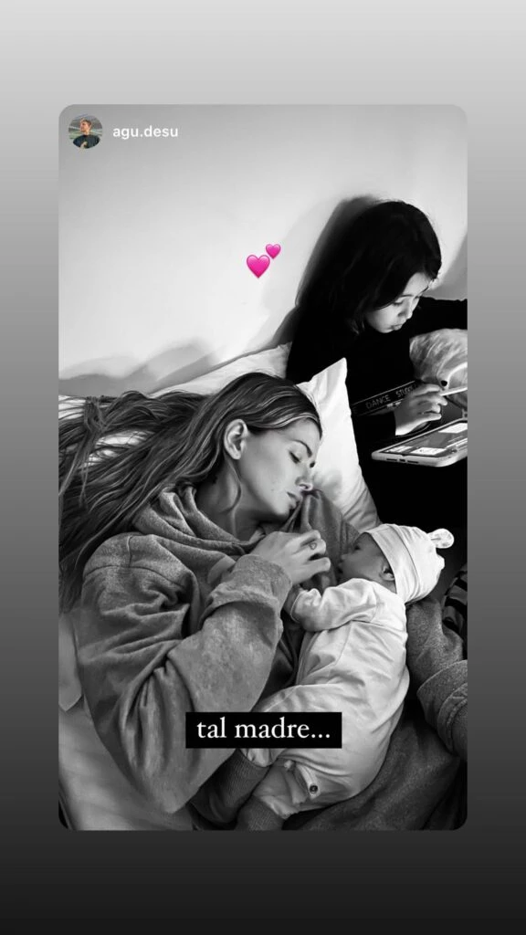 La China Suárez junto a su sobrina Miu