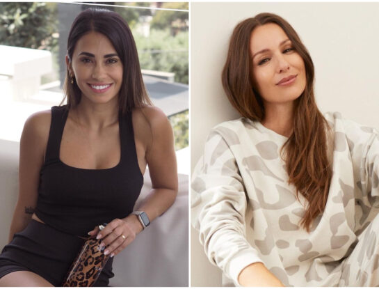 Coincidencia fashion: Antonela Roccuzzo y Pampita lucieron el mismo peinado
