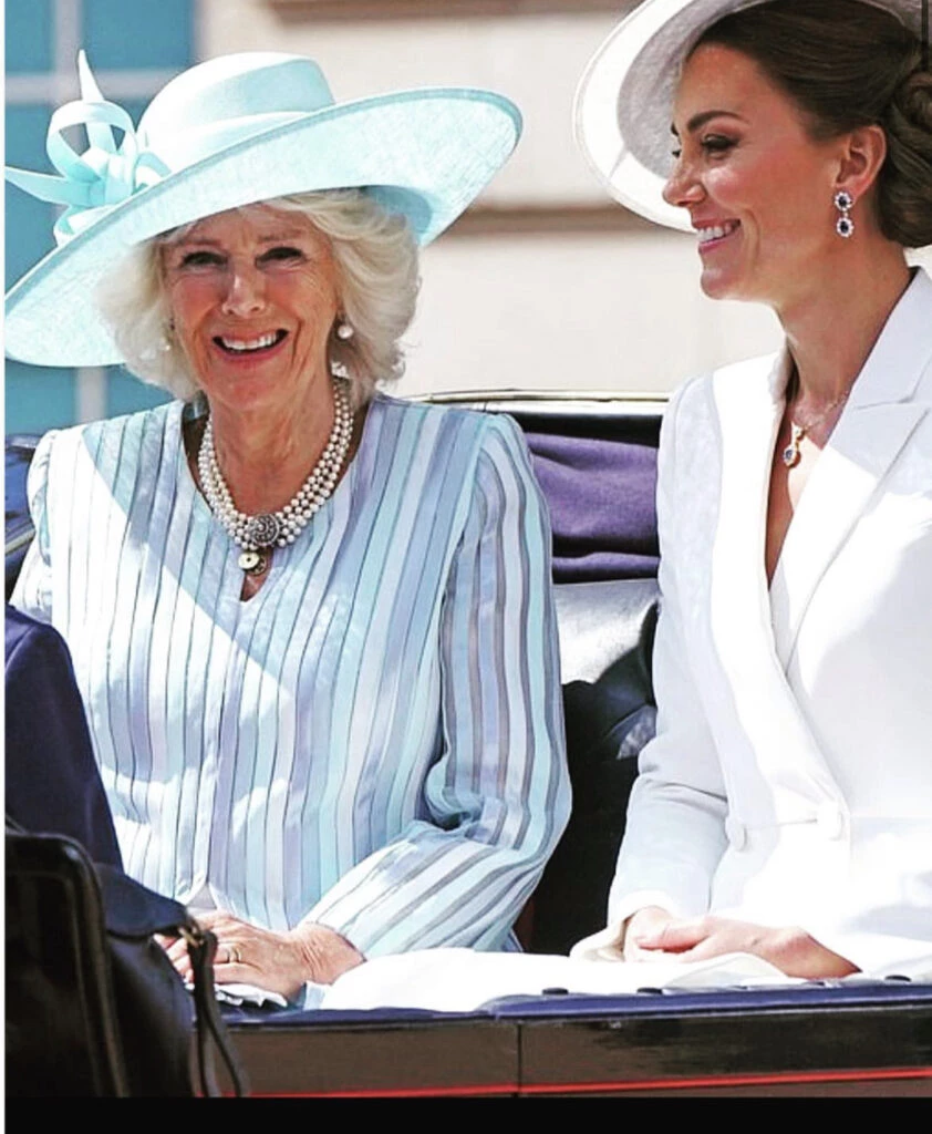 La reina Camilla y Kate Middleton. Foto: Fotonoticias.
