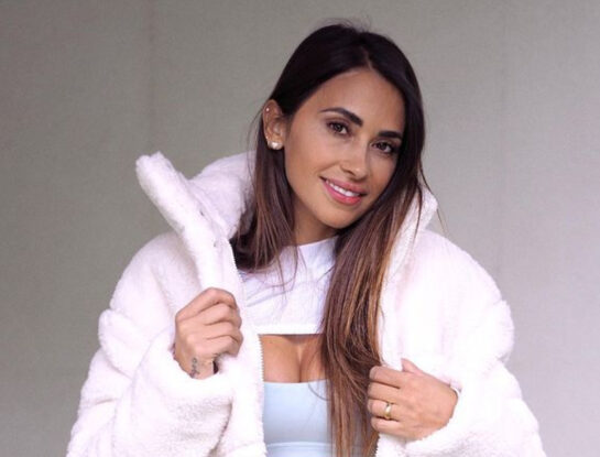 La tierna foto y frase que usó Antonela Roccuzzo para personalizar la funda de su celular