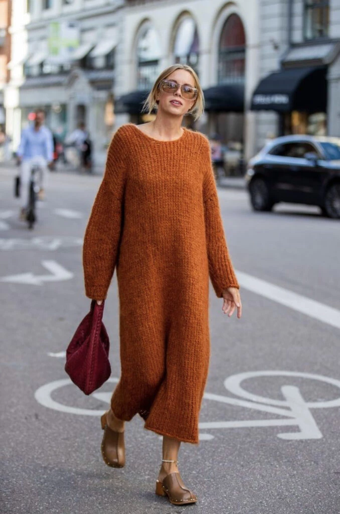 Las prendas de punto serán protagonistas de este otoño 2023. Foto: Pinterest.