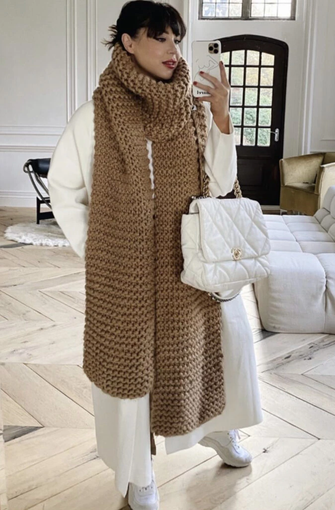 Las prendas de punto serán protagonistas de este otoño 2023. Foto: Pinterest.