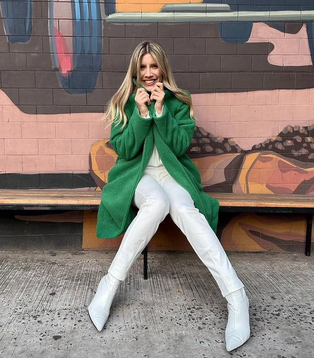 Laurita Fernández con look de otoño