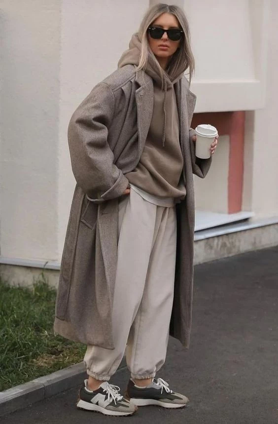 Look anti frío en tono neutro