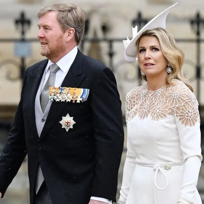 Look de Máxima en la coronación