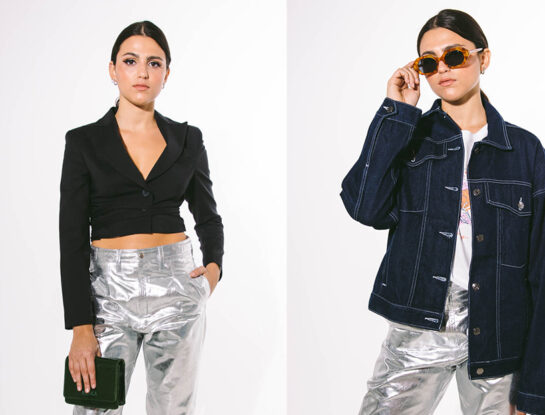 Moda práctica: cómo armar 3 looks con un pantalón metalizado