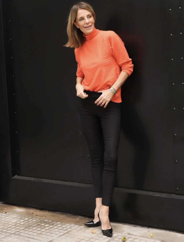 Nequi Galotti apostó por el color más trendy del otoño. Foto: Instagram.