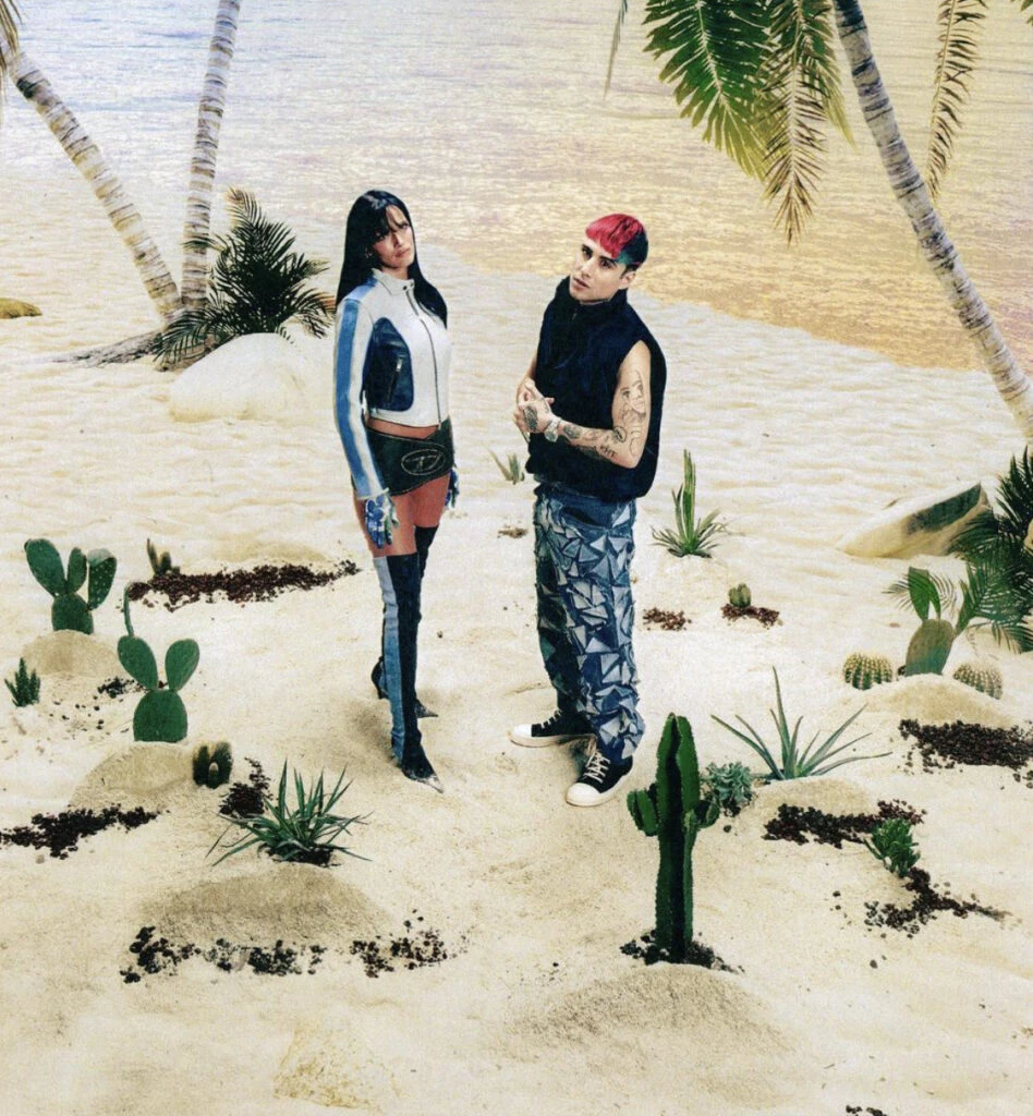 Oriana lució la pollera Diesel que es viral. Foto: Instagram.