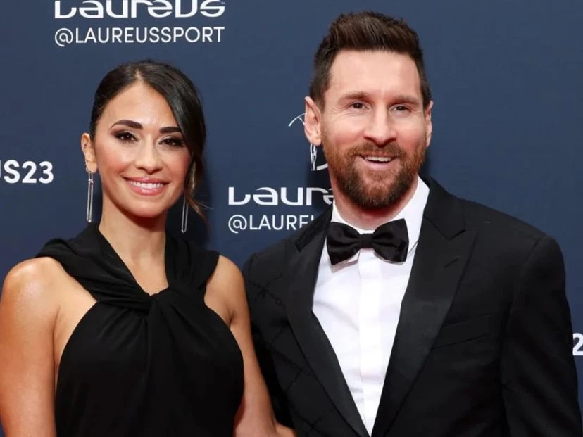 El look de Antonela Roccuzzo en los Premios Laurens