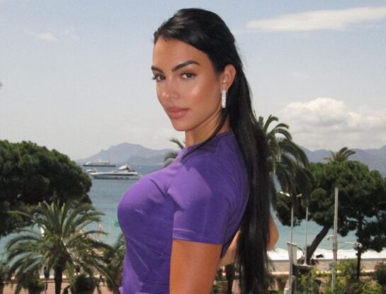 Georgina Rodríguez adelantó su look de Cannes: con vestido de Paco Rabanne y bolso Hèrmes