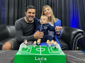 Luca Cubero celebró su primer año