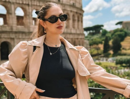 El look drapeado de Stephanie Demner para este Otoño-Invierno