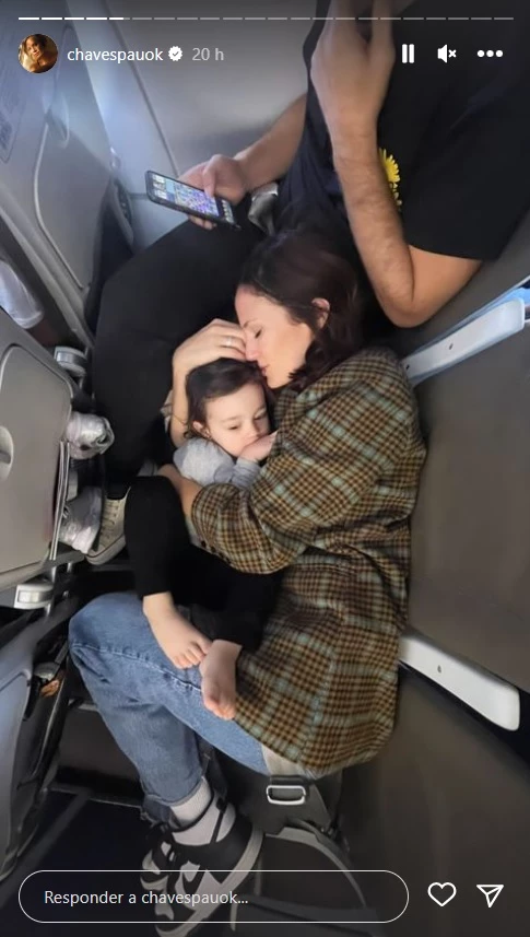 Paula Chaves mostró su look para viajar a Uruguay