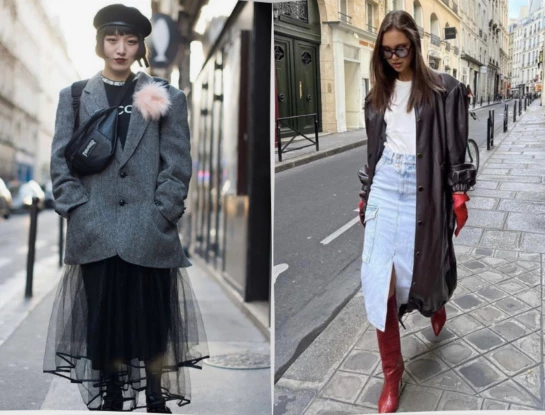 Street style: así se usan las polleras este otoño 2023