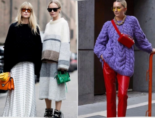 Street style: así se llevan las prendas de punto este otoño 2023