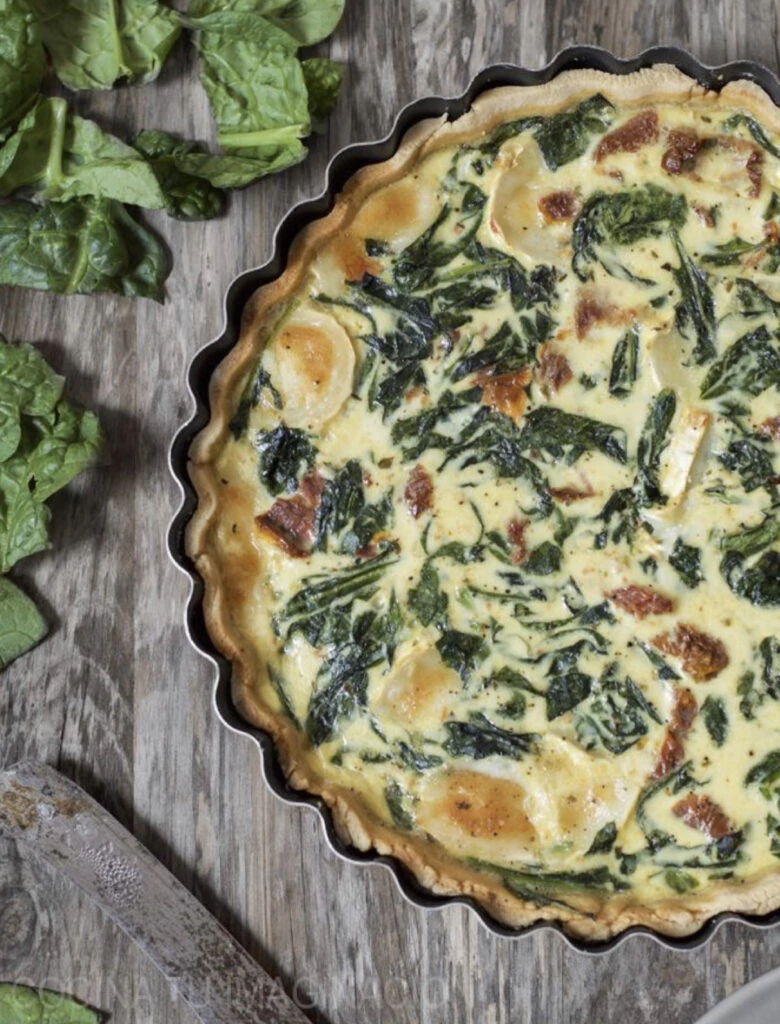 Quiche Coronation, la receta de Carlos y Camilla. Foto: Pinterest.