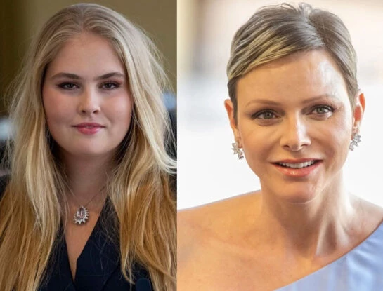 De Charlene a Amalia, la hija de Máxima, los increíbles looks de las invitadas a la recepción previa a la coronación en el Palacio de Buckingham