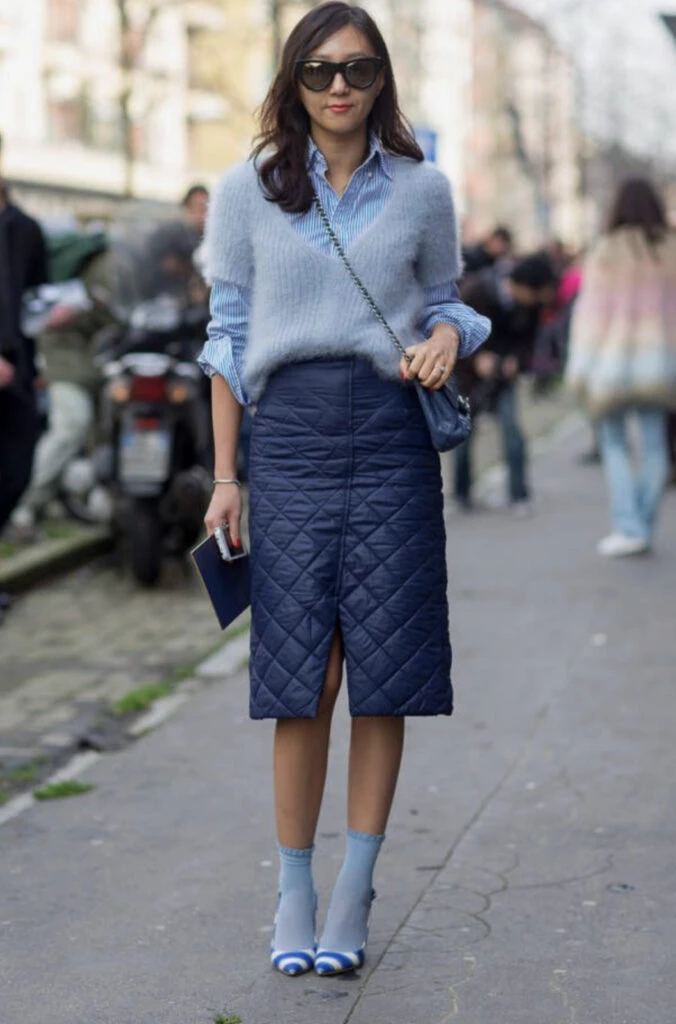 Tendencia acolchada, la más trendy de este otoño 23. Foto: Pinterest.