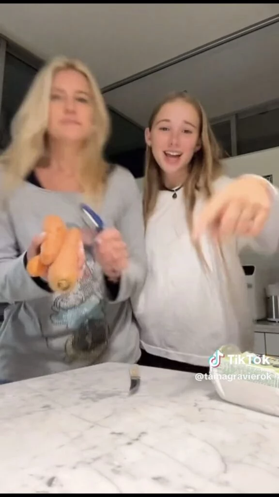 Valeria y Taína se divirtieron en TikTok. Foto: TikTok.