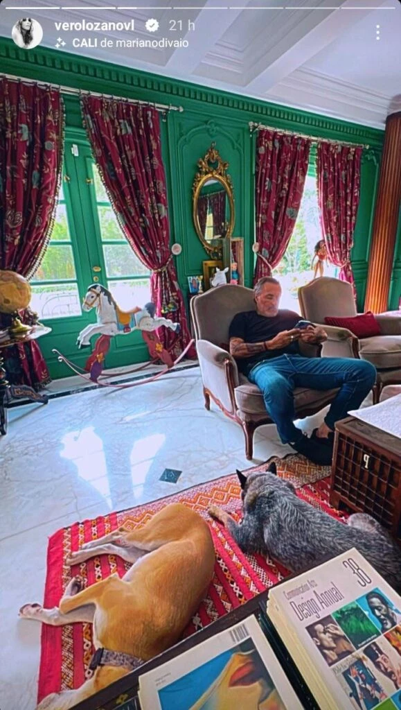 Vero Lozano abrió las puertas de su casa y mostró su increíble living