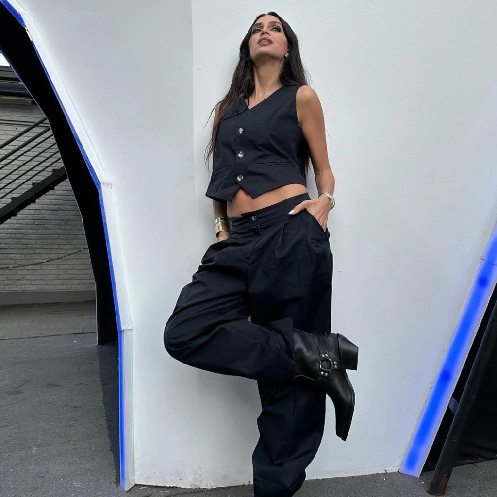 Zaira Nara lució un look trendy