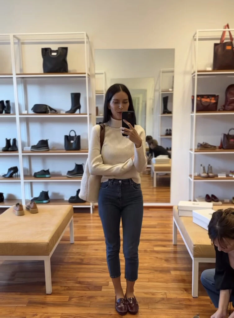 Zaira usó los zapatos más trendy de este otoño. Foto: Instagram.