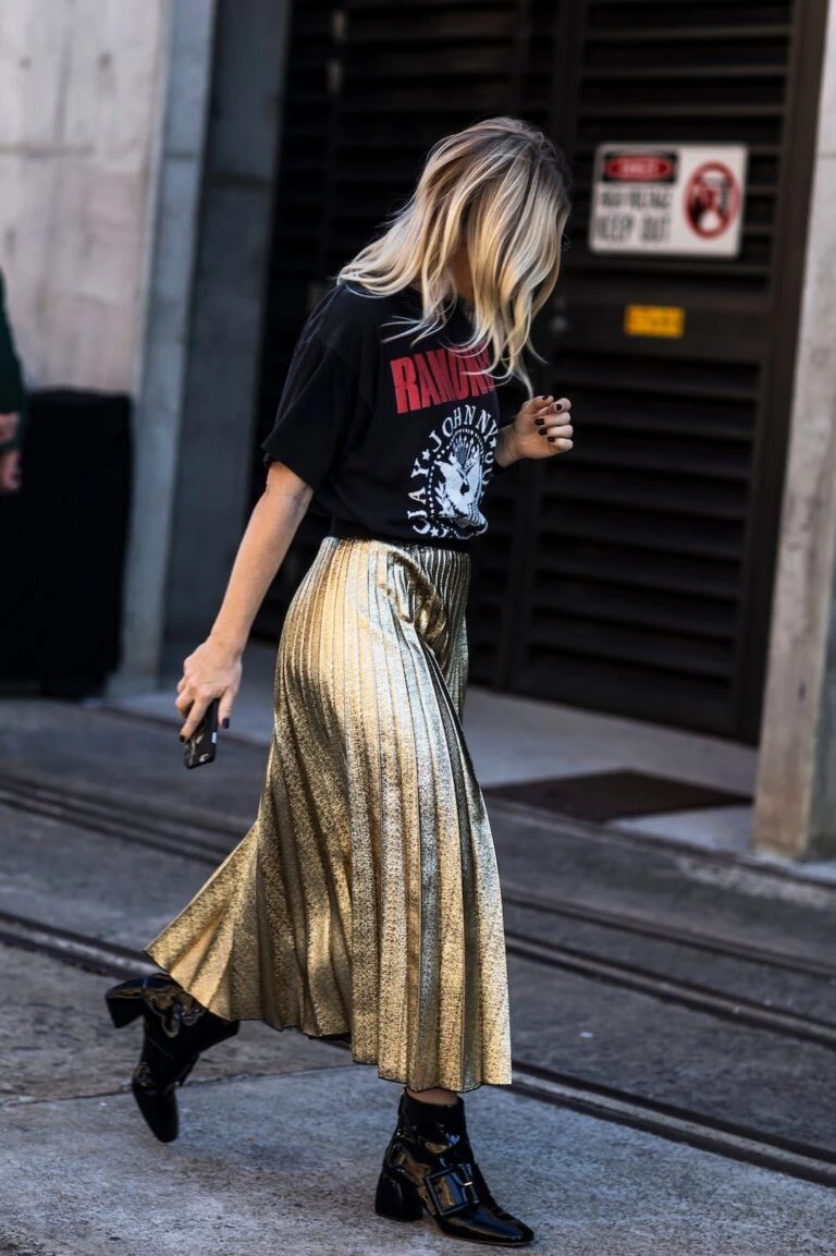 faldas otoño 2023 street style