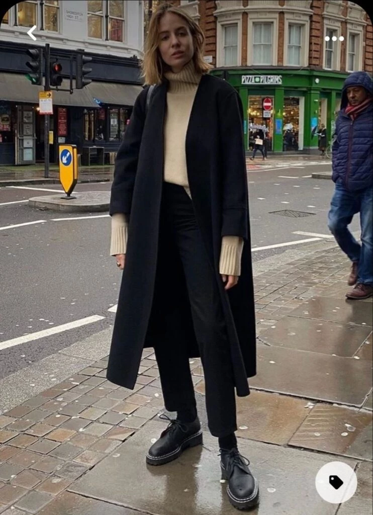 looks con zapato bajo otoño 2023