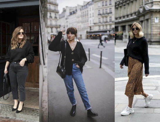 Los mejores looks para armar con un suéter negro
