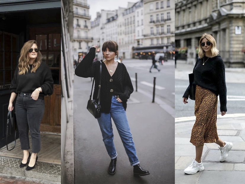 looks street style sueter negro