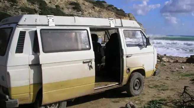 La furgoneta en la que vivía Brueckner en día de la desaparición de Madeleine McCann. Foto: Google