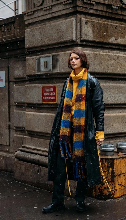 otoño 2023 asi se lleva el amarillo en el street style