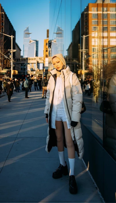 tapados otoño 2023 street style puffer