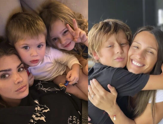 La China Suárez hizo que sus hijos Magnolia y Amancio saluden a Beltrán Vicuña por su cumpleaños: la reacción de Pampita