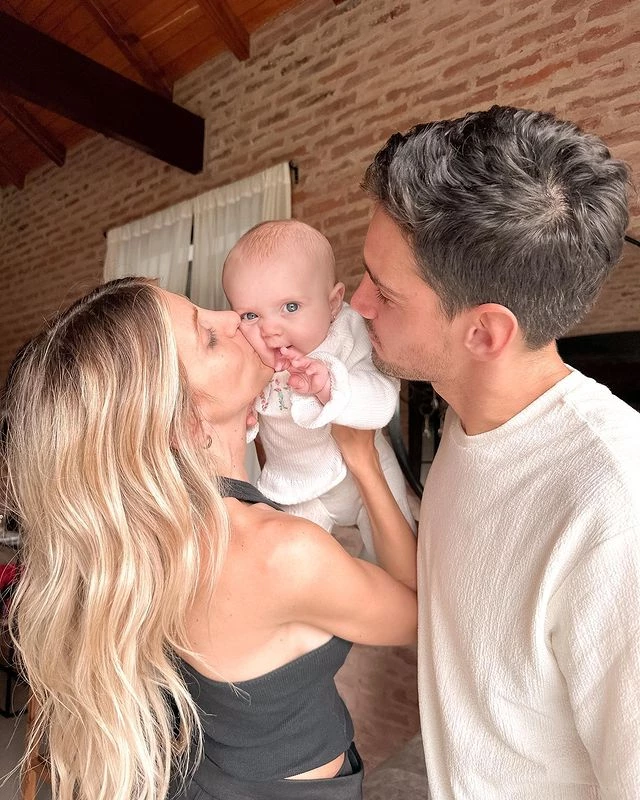 Cande Ruggeri compartió una dulce postal con su familia