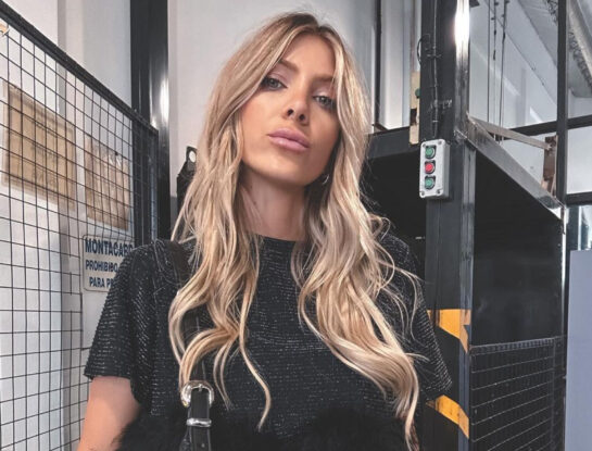 Cande Ruggeri lució el look preppy perfecto para esta temporada