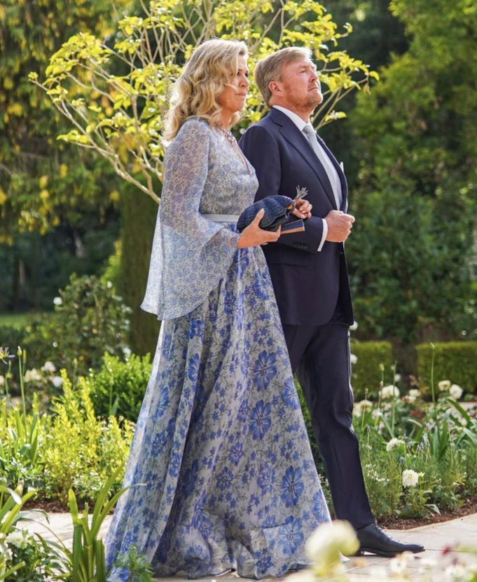 Máxima y Guillermo en la boda del príncipe Hussein de Jordania