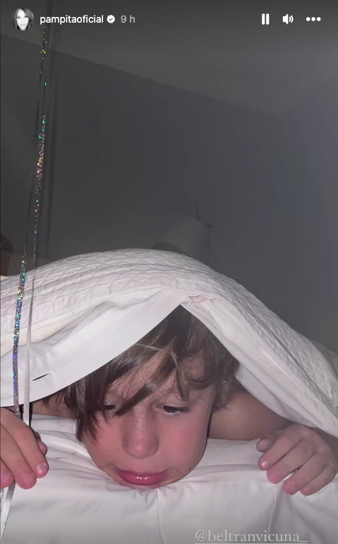 Beltrán Vicuña y el festejo sorpresa que le organizó su mamá, Pampita