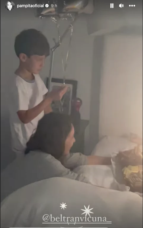 Beltrán Vicuña y el festejo sorpresa que le organizó su mamá, Pampita