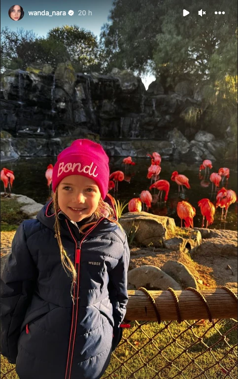 Wanda Nara, Mauro Icardi y los 5 chicos visitaron el bioparque de Escobar.