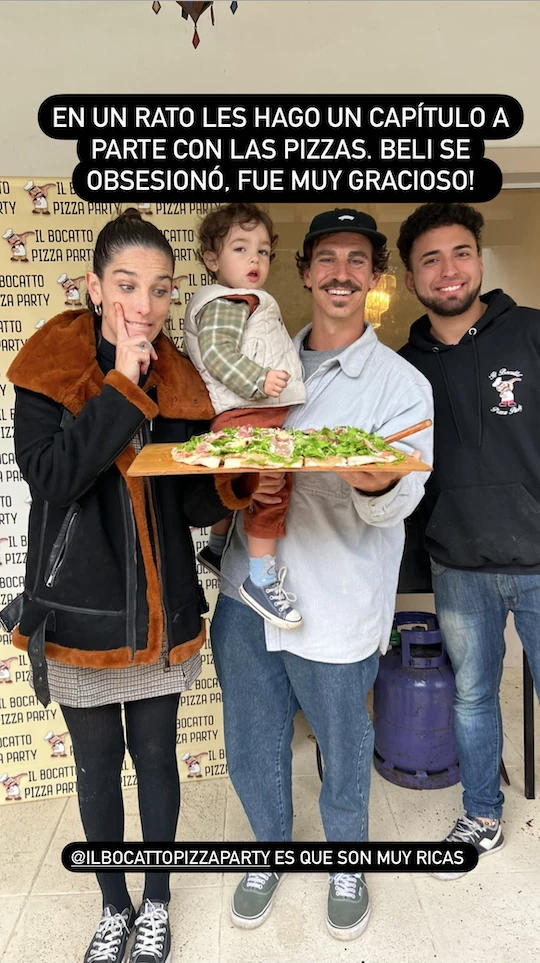 Cumpleaños de Belisario, el hijo de Juana Repetto