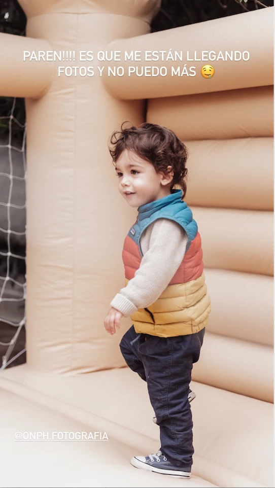 Cumpleaños de Belisario, el hijo de Juana Repetto