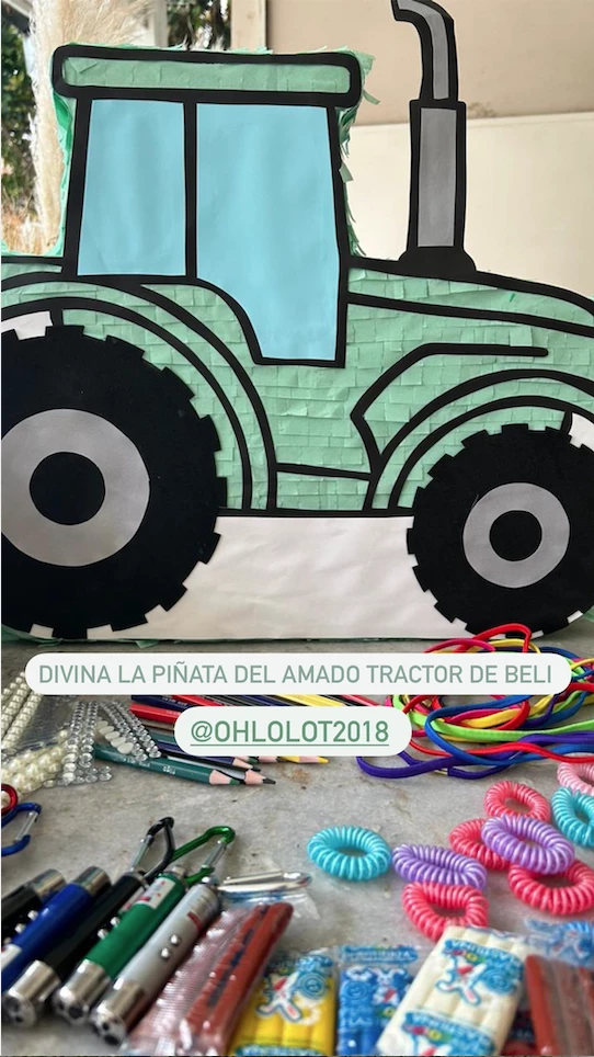 Cumpleaños de Belisario, el hijo de Juana Repetto