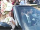 Piqué y Clara Chia en el casamiento de Marc Piqué. Foto captura TV
