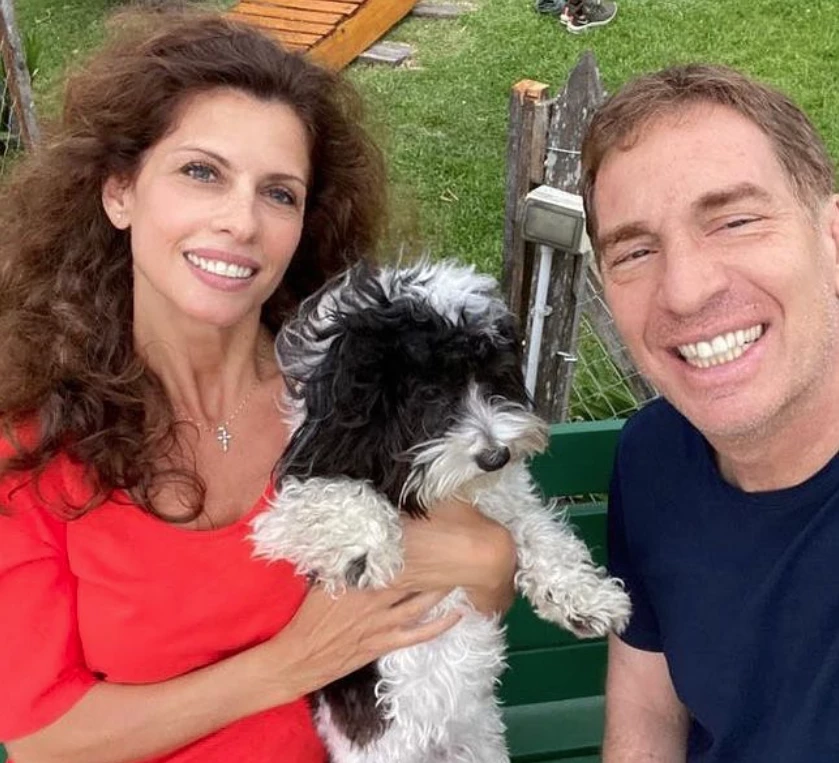 Diego Santilli y Analia Maiorana