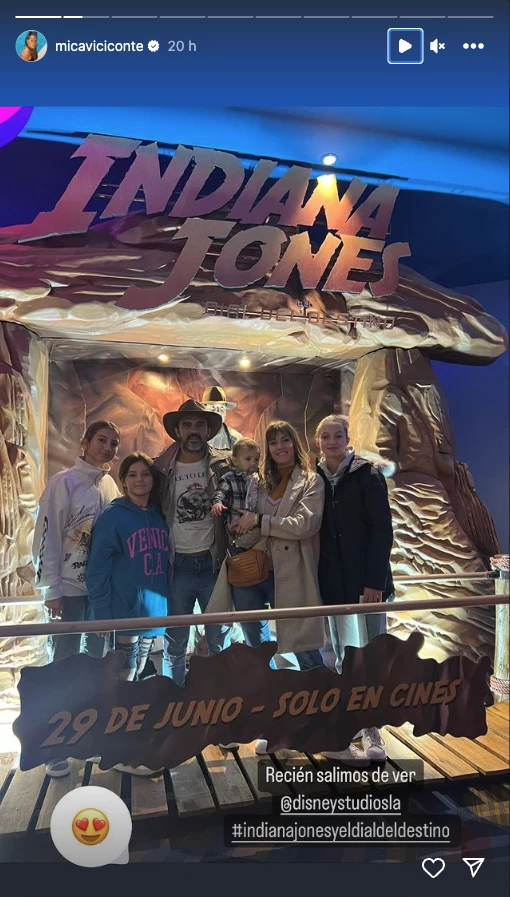 La familia Cubero a pleno en el cine