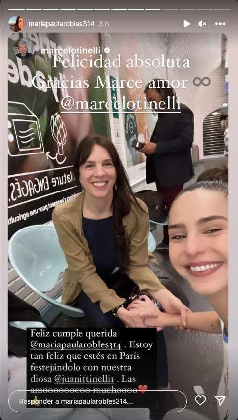 La respuesta de Paula Robles para Tinelli