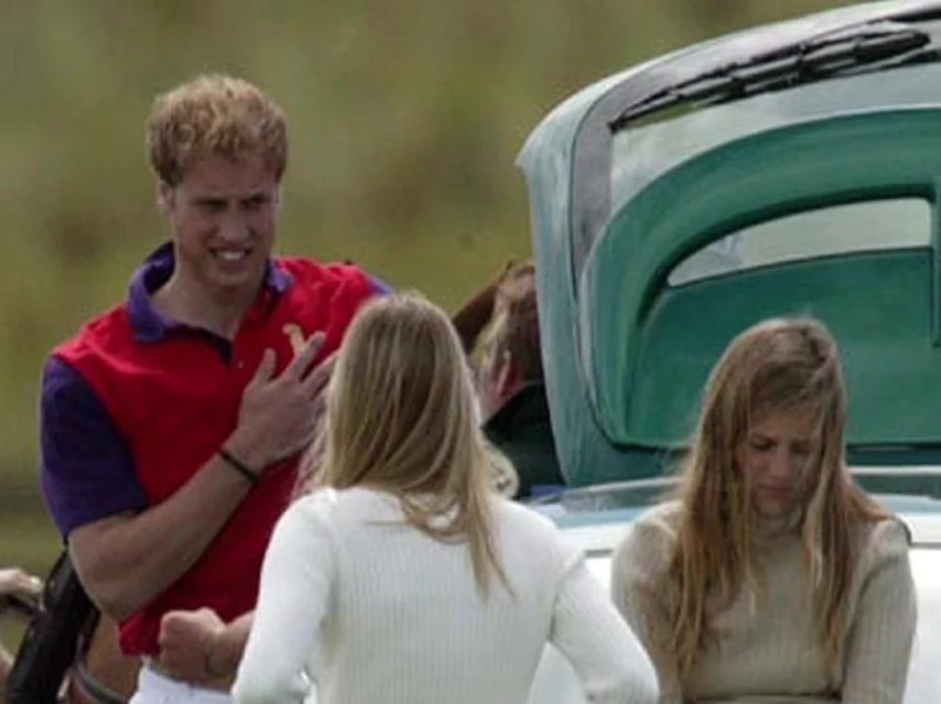 Paulina Trotz y el príncipe William en 2004