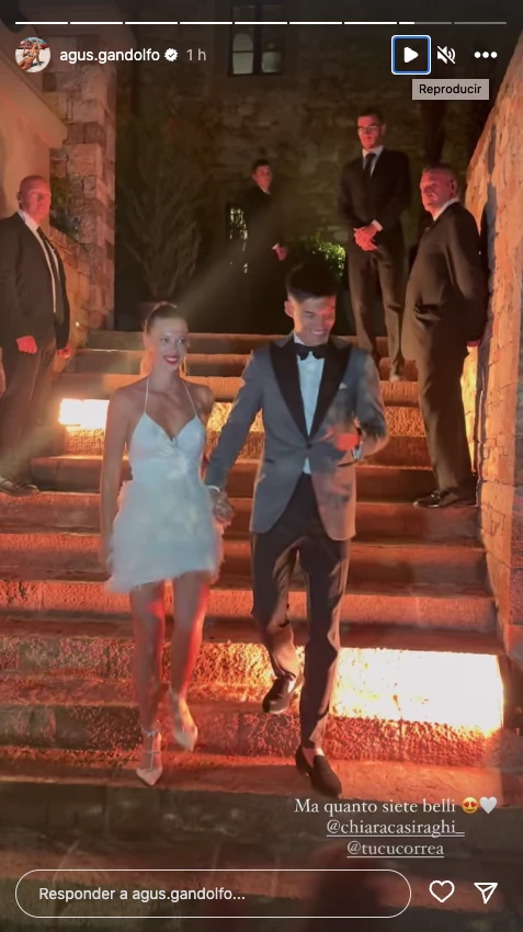 Casamiento de Tucu Correa y Chiara Casiraghi